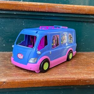 Polly Pocket Blue and Pink Adventure Party Bus